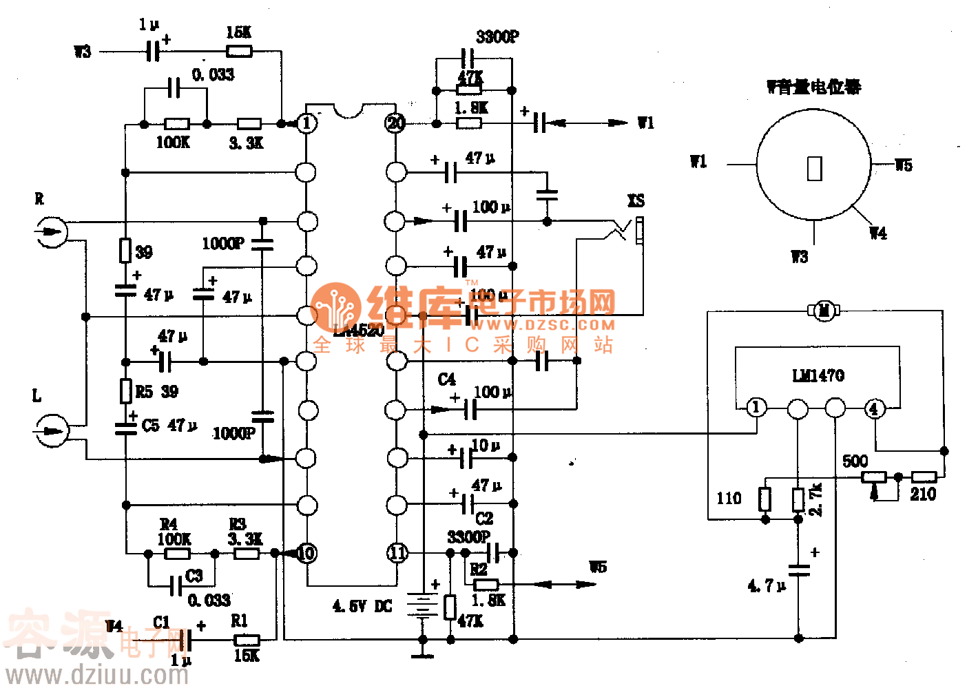 LA4520���ɉK�ĵ��͑����·