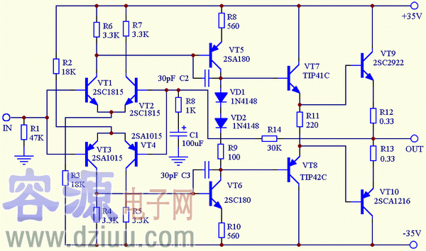����100W���a���ʷŴ����·