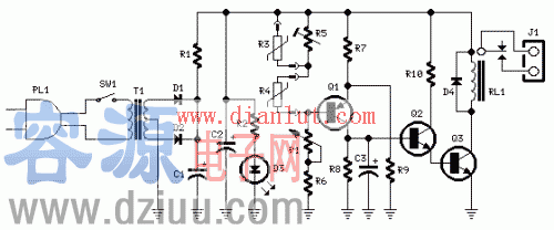 供暖系統(tǒng)溫控器電路原理圖