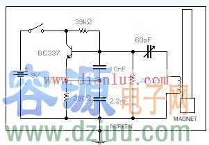地磁場(chǎng)探測(cè)器電路