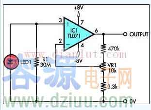 TL071設計的LED電路