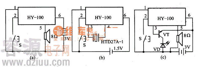 音樂集成電路的應(yīng)用電路