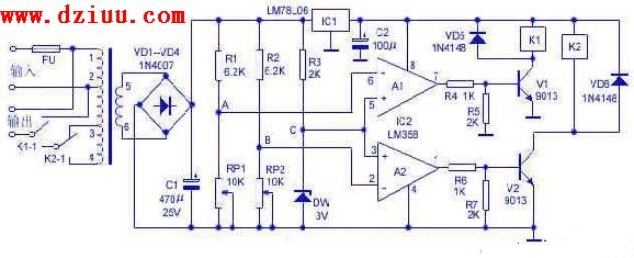 自制市電穩(wěn)壓器